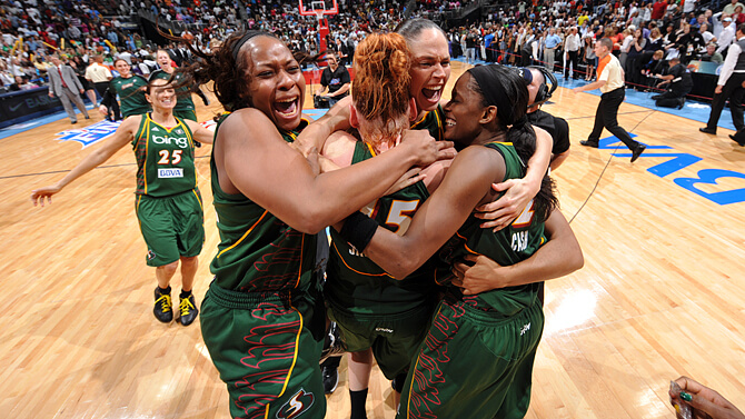 Seattle Storm 2010 Champs